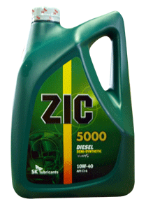 Моторное масло ZIC 5000 5W-30 6л